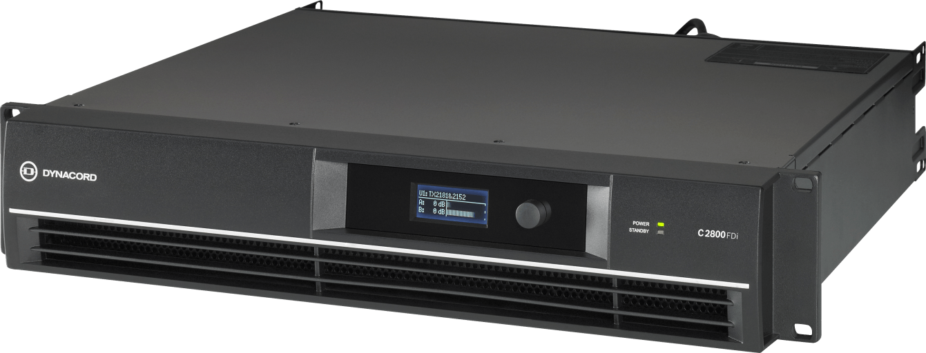 Dynacord C2800FDI Professional DSP Power Amplifier - 2800W High Power Audio Amplifier for Live Sound, DJ & Studio Equipment - Perfect for Concerts, Clubs & Events