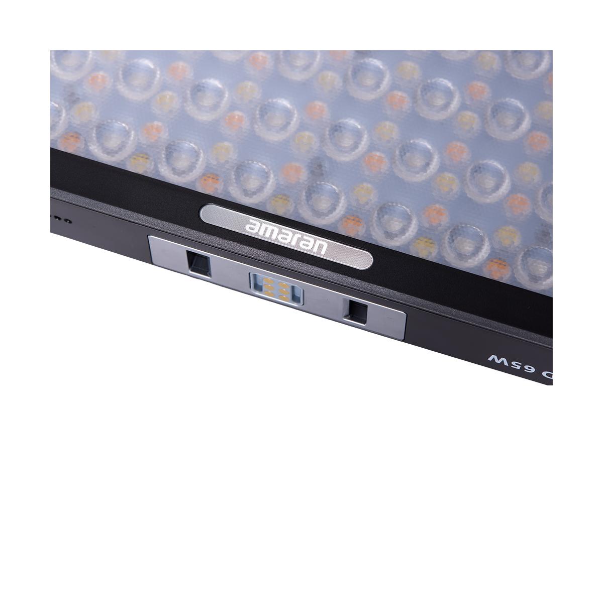 Amaran Pano 60c 2-Light RGB LED Light Panel Kit (Charcoal) - Professional Photography & Video Lighting for Studios, YouTube, TikTok, and Live Streaming