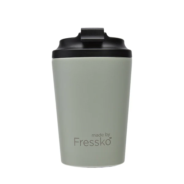Fressko Reusable Coffee Cup - 12oz Insulated Travel Mug with Lid, Leak-Proof & Eco-Friendly for Hot/Cold Drinks - Perfect for Office, Commuting & Outdoor Activities