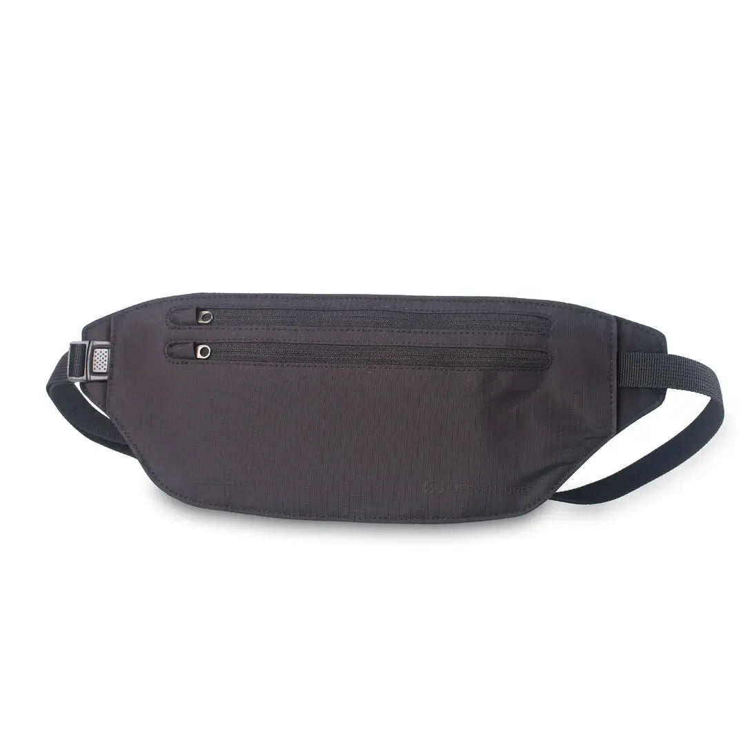 Lifeventure Waterproof Waist Wallet - Secure Travel Money Belt for Hiking, Running & Outdoor Adventures - RFID Blocking & Hands-Free Storage