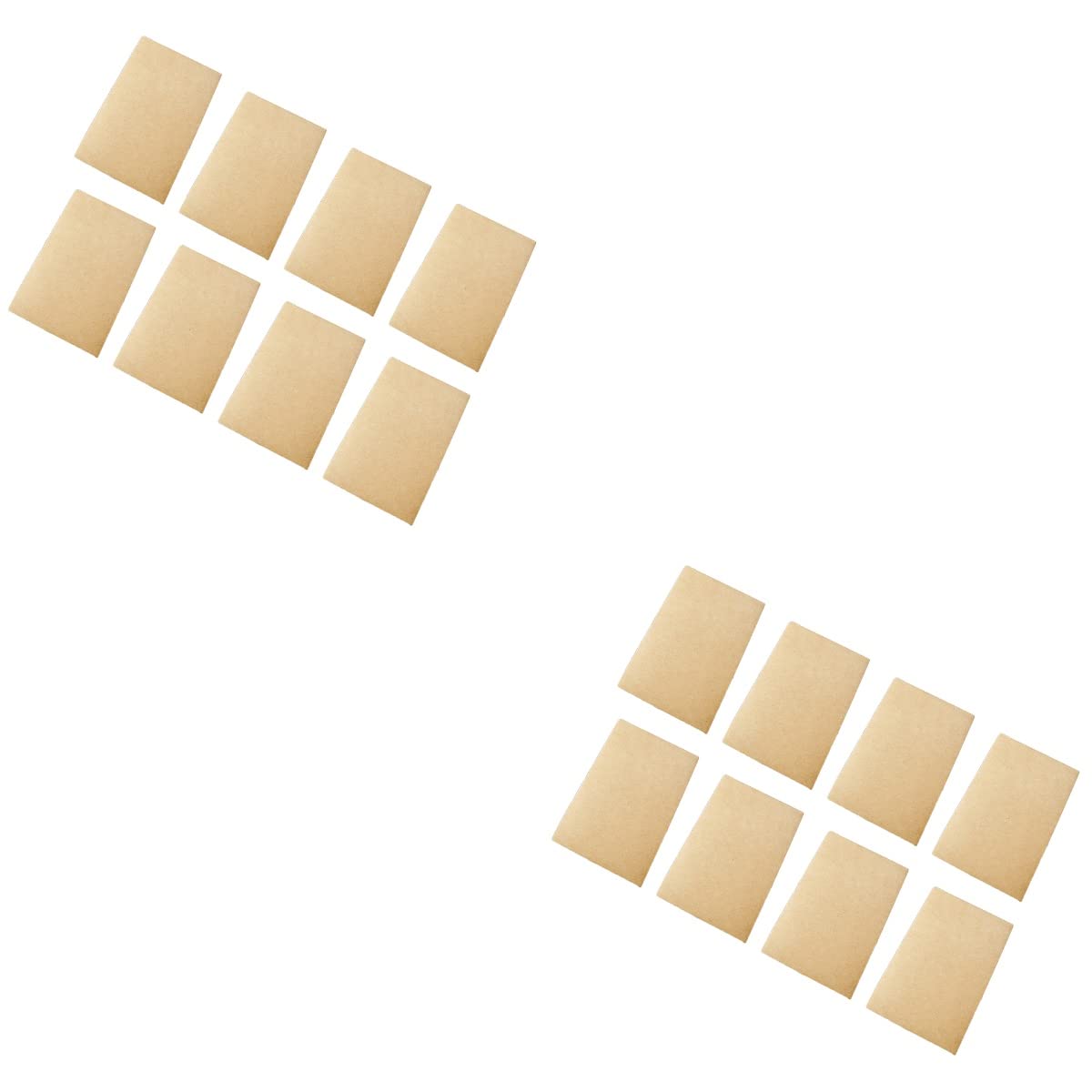 NUOBESTY 120 Pcs Kraft Paper Storage Envelopes - Retro Small Envelopes for Name Cards, Postcards & Photos - Perfect for Wedding Invitations, Business Cards & Scrapbooking