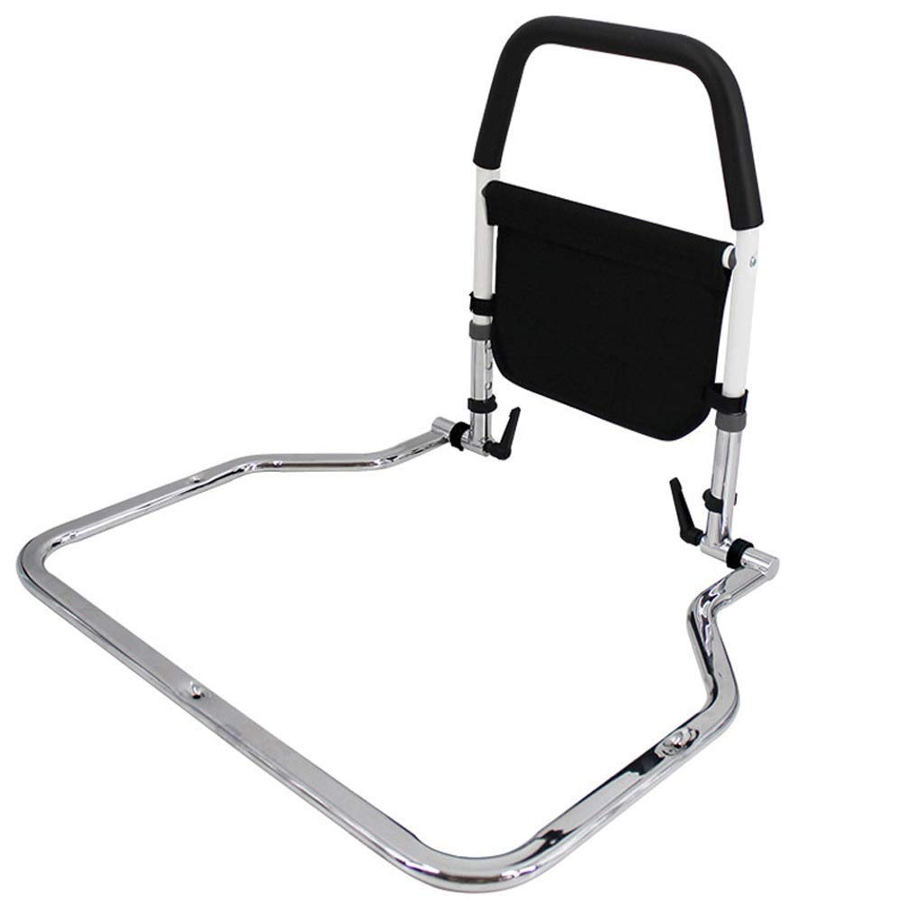 XLAHD Easy Grip Bed Rails for Elderly & Adults - Home Safety Bed Assist Handle with Storage Pouch - Ideal for Seniors, Pregnant Women & Post-Surgery Recovery - Bedroom Safety Mobility Aid for Fall Prevention & Daily Support