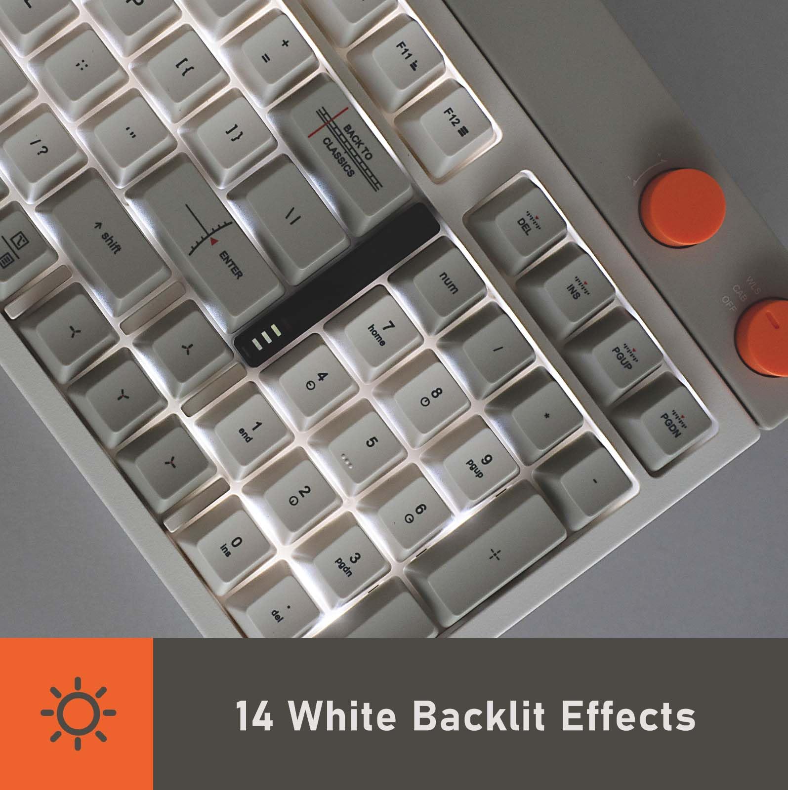 LOFREE Block 98-Key Wireless Mechanical Keyboard - Rechargeable, Hot-Swappable with 3 Connection Modes (Bluetooth/2.4G/USB-C) for Windows & Mac - Volume Knob, Customizable Panels - Perfect for Gaming, Office Work & Creative Professionals