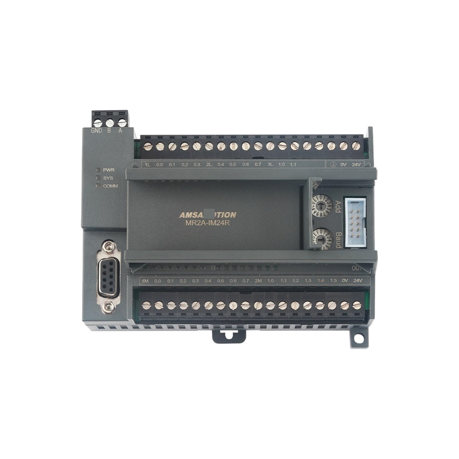MR2A-IM24R PLC Ethernet Converter | MODBUS TCP/RTU RS485 Protocol Converter | Industrial Automation & Server Communication | Perfect for Factory Automation, SCADA Systems, and Equipment Monitoring