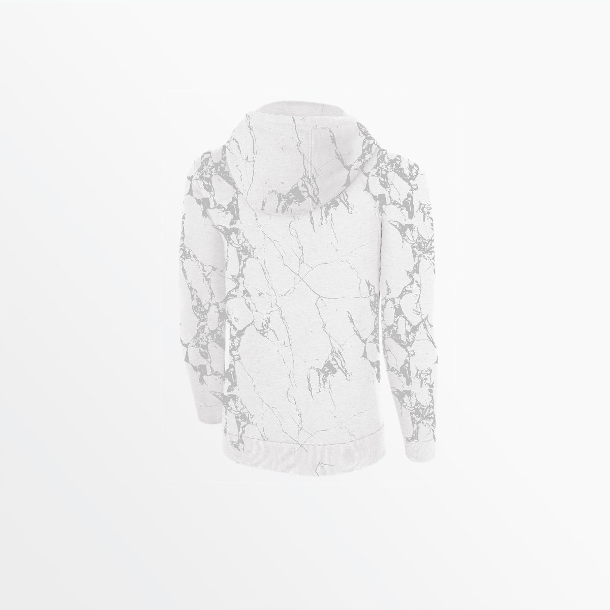 Youth Marble French Terry Pullover Hoodie - Soft & Stylish Sweatshirt for Teens - Perfect for School, Sports & Casual Outfits