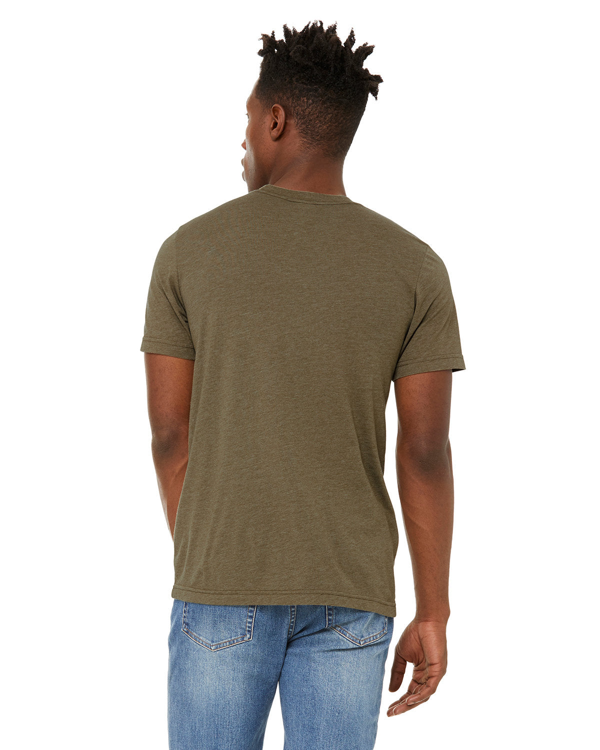 Bella + Canvas 3301C Unisex Sueded T-Shirt - Soft Comfortable Crew Neck Tee for Men & Women - Perfect for Casual Wear, Layering, and Everyday Outfits