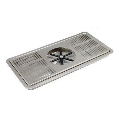Stainless Steel Large Countersunk Rinsing Station - Heavy Duty Commercial Kitchen Sink for Restaurants, Bars & Food Prep Areas