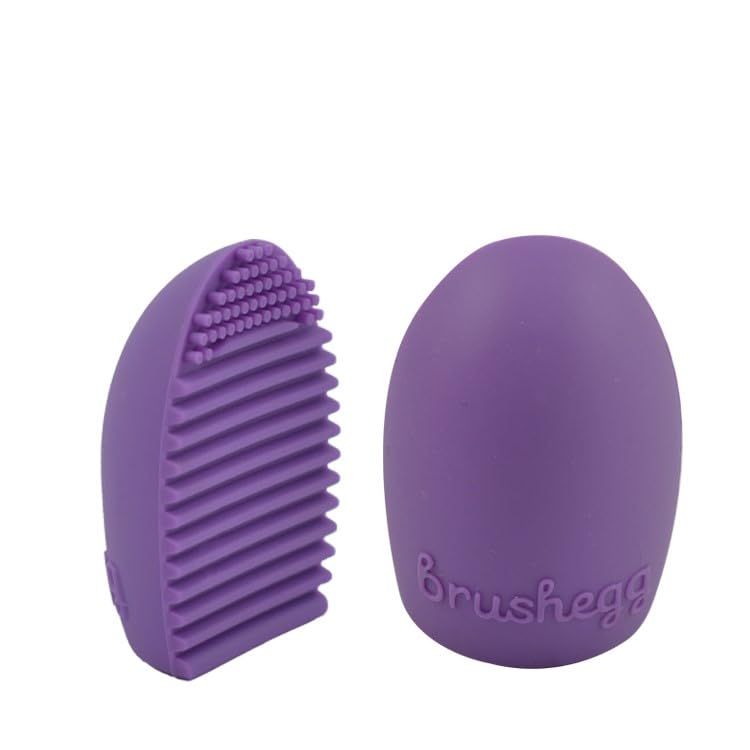 Giffy® Silicone Makeup Brush Cleaner Pad - Reusable Scrubber for Beauty Brushes & Makeup Tools, Multicolor (Small, 1-Pack) - Perfect for Home & Travel Makeup Brush Cleaning