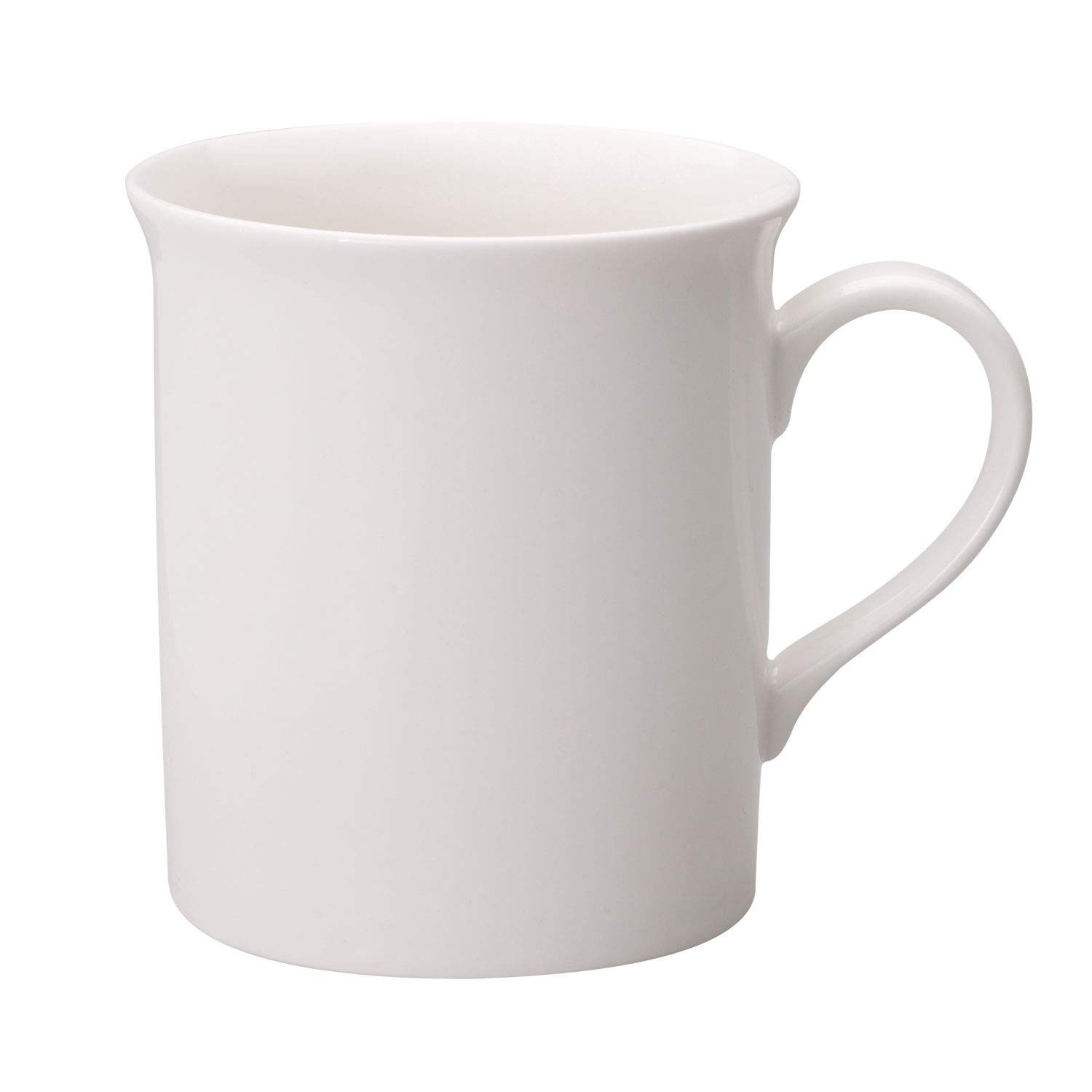 Premium Villeroy & Boch Twist Porcelain Coffee Mugs Set of 6 - Elegant White 300ml Cups, Dishwasher Safe for Daily Use - Perfect for Home, Office & Gifts