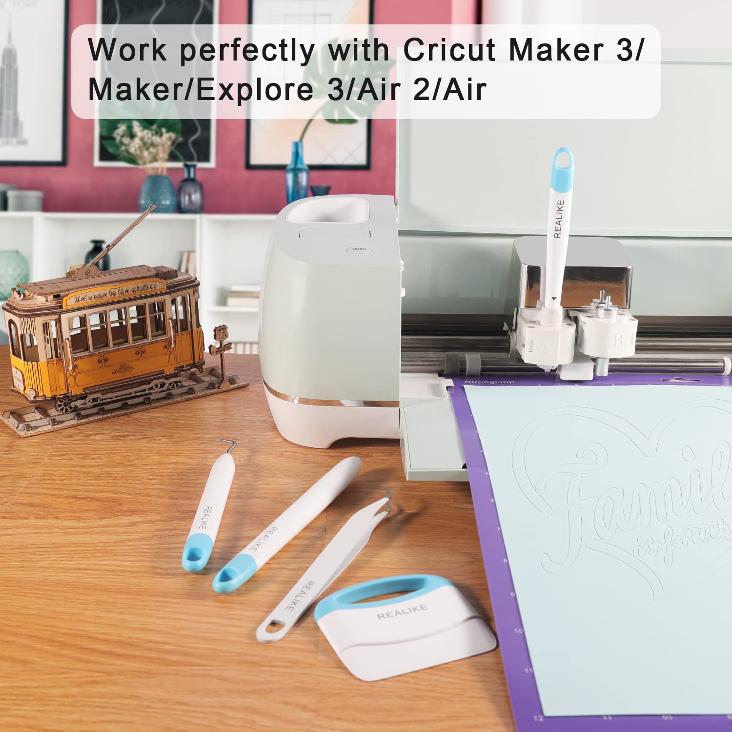 REALIKE Scoring Stylus for Cricut Maker 3, Maker, Explore 3, Air 2, Air, One - Premium Scoring Tool for DIY Cards, Envelopes, Gift Boxes & 3D Paper Crafts | Perfect for Scrapbooking, Card Making & Paper Crafting Projects