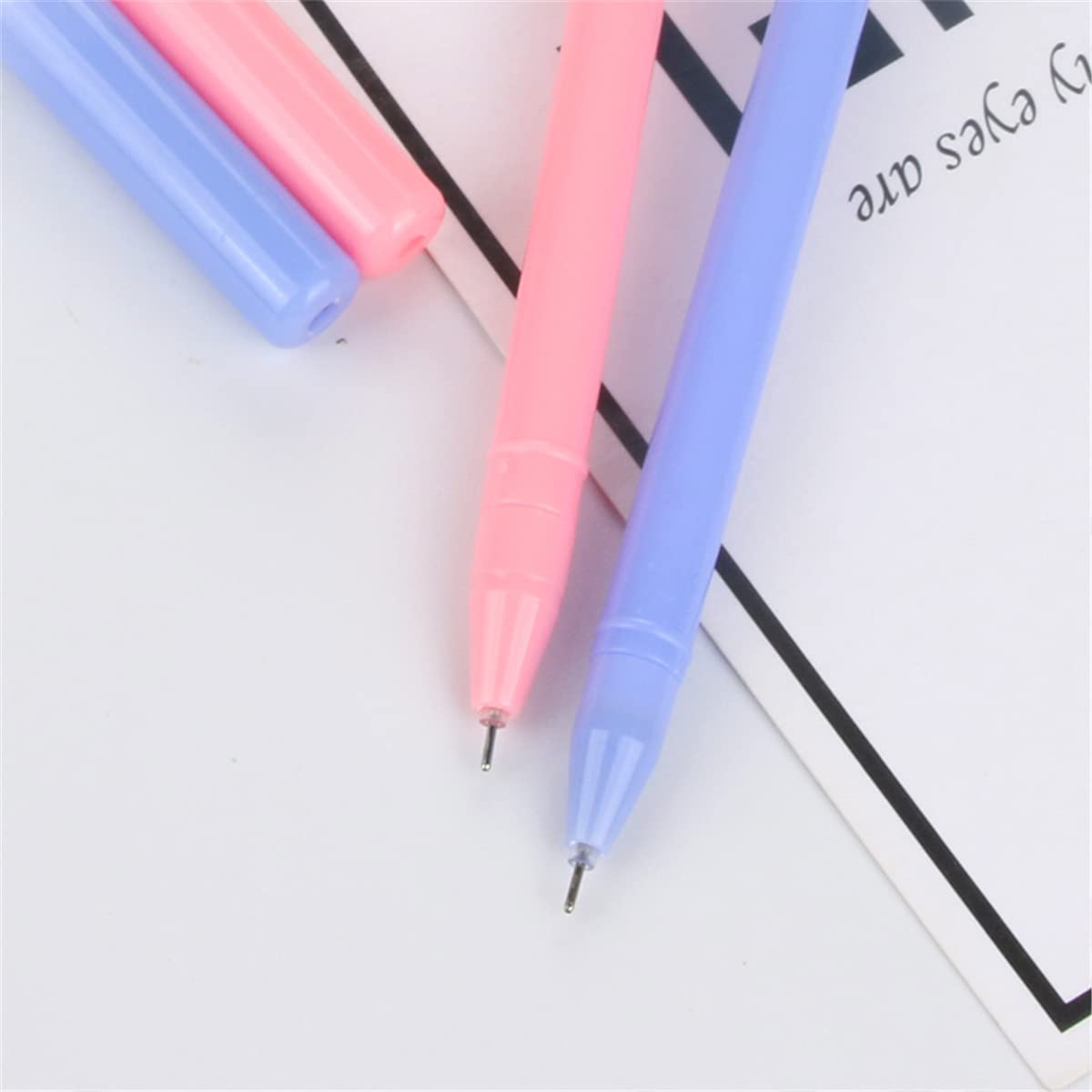 Cat-Shaped Rollerball Pens - Smooth Gel Ink Ballpoint Pens for Writing, Business, School & Office Use - Fun & Cute Stationery Gift (6-Pack)