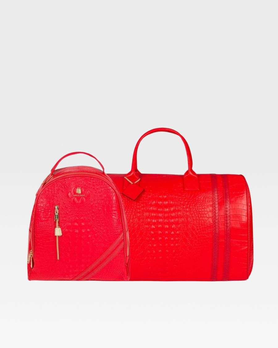 Apollo 2 BFF Travel Set - Red Luggage & Accessories for Women | Perfect for Weekend Getaways & Girls Trips