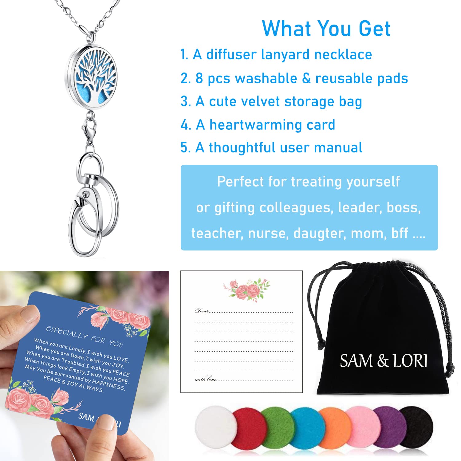 Teacher Lanyard for ID Badges - Cute Keychain Holder for Nurses & Graduation Gifts