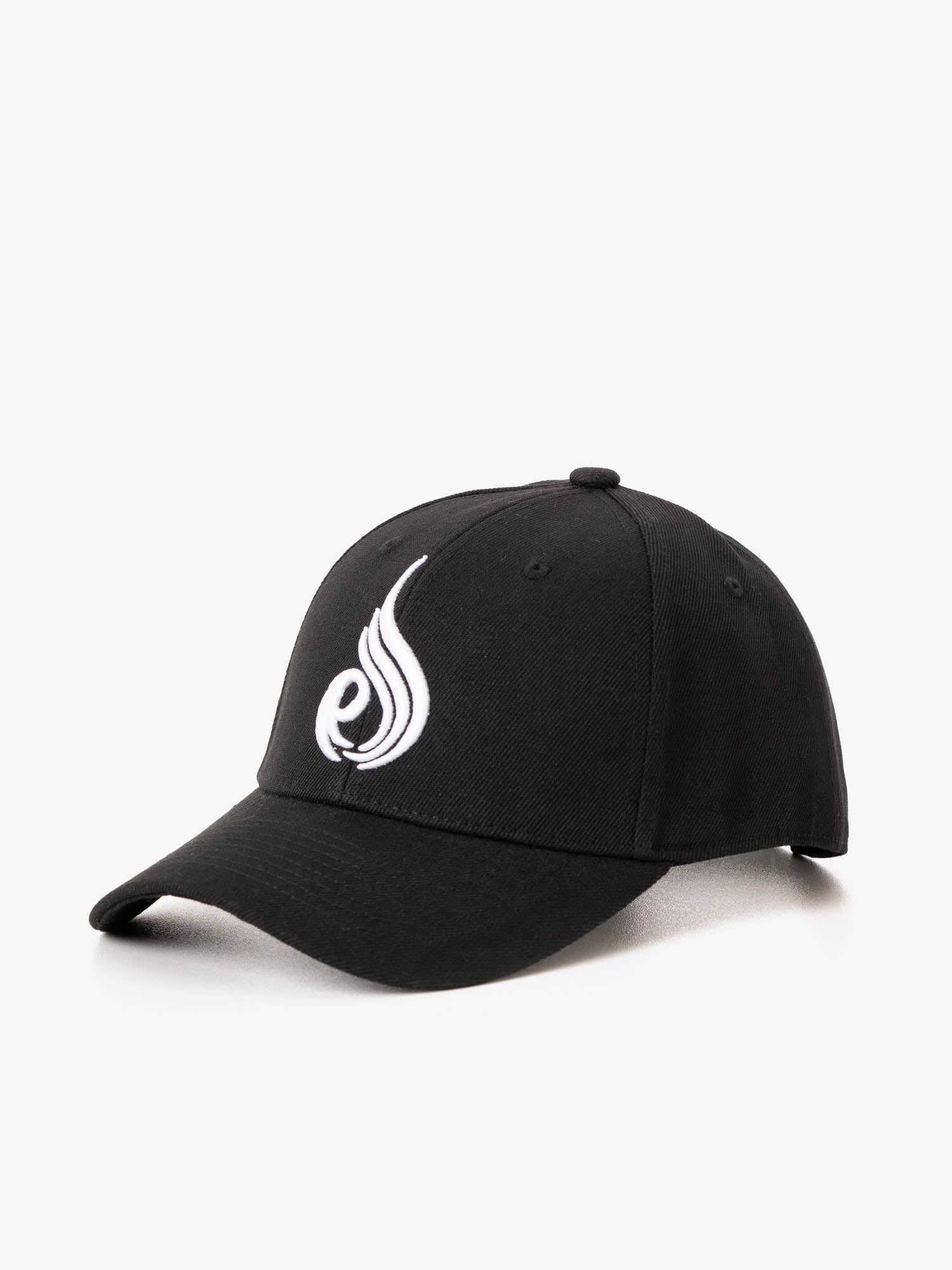 Ryderwear Black & White Adjustable Baseball Cap - Stylish Unisex Hat for Gym, Running & Outdoor Activities