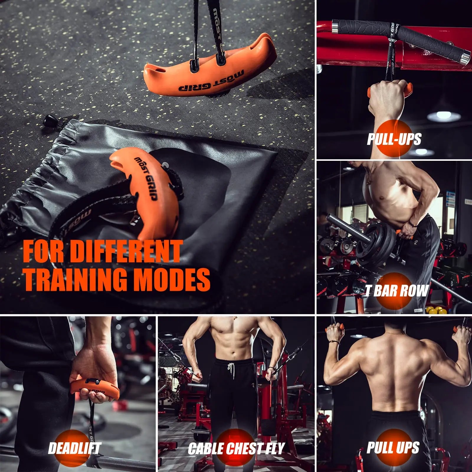 Premium Pull Up Handles & Gym Grips - Heavy Duty Resistance Bands for Strength Training, Home Workouts, and CrossFit (Pair) - Perfect for Pull-Ups, Chin-Ups, and Fitness Accessories