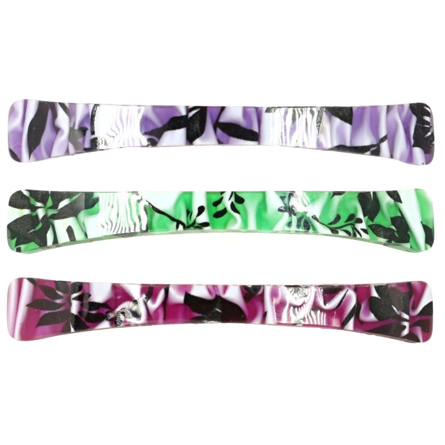 Premium Heavy-Duty Hair Clips for Women & Girls - 3-Pack Durable Barrettes & Hairpins - Perfect for School, Work, and Everyday Styling