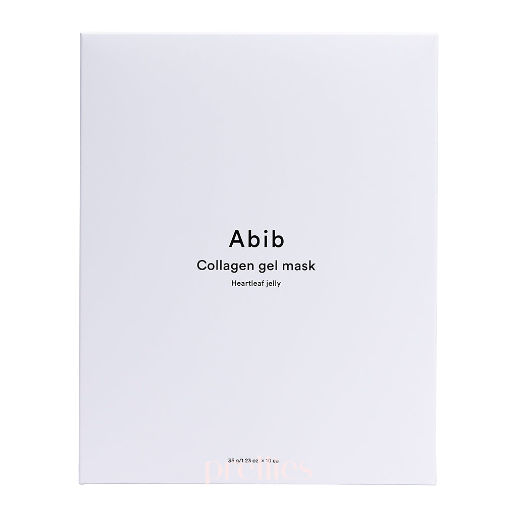 Abib Collagen Gel Mask with Heartleaf Jelly - 10 Sheet Box for Hydrating & Soothing Skin - Perfect for Daily Skincare Routine & Spa Night