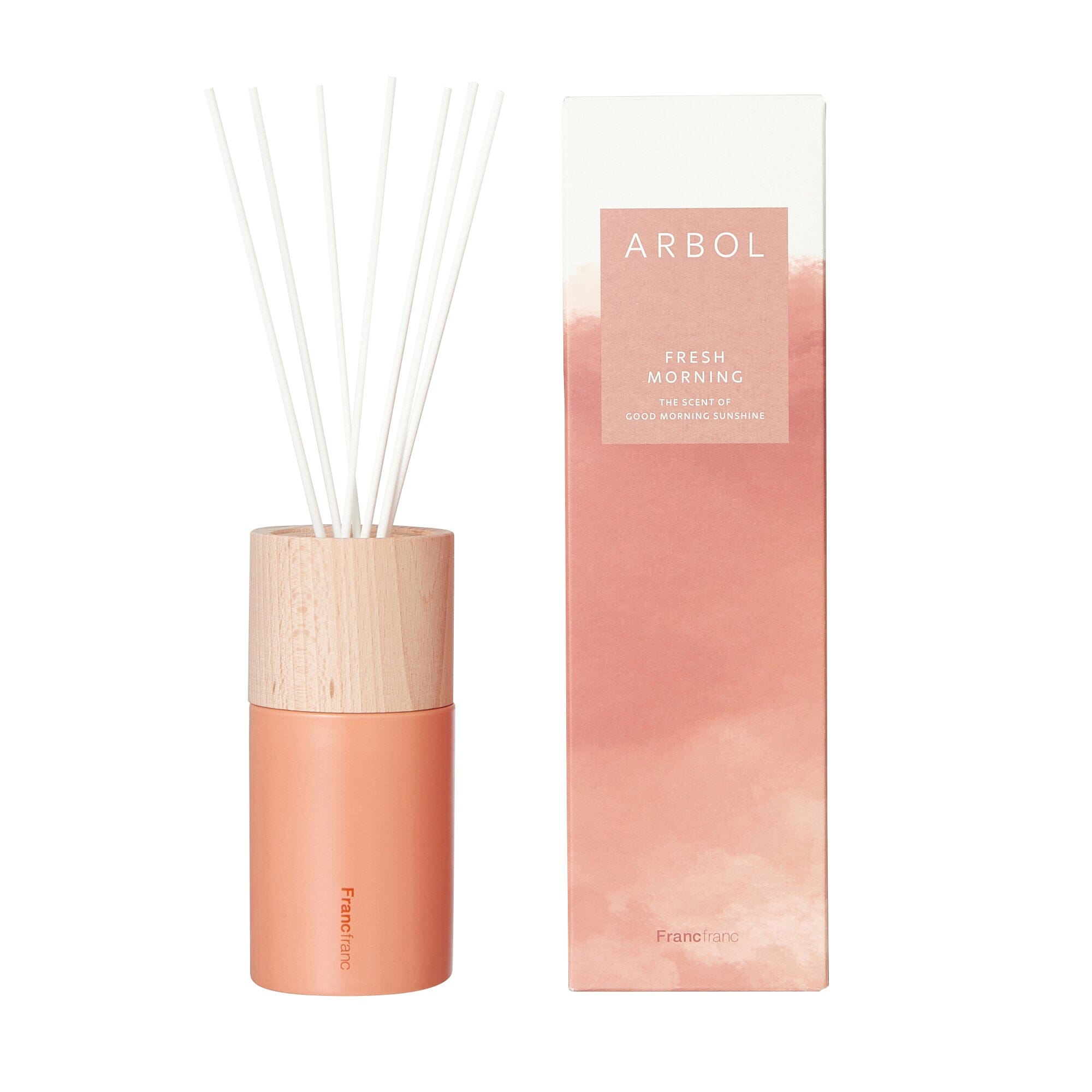 Arbol Room Fragrance Orange (Fresh Morning) - Natural Essential Oil Diffuser for Home, Office & Spa - Uplifting Citrus Scent for Relaxation & Energy Boost