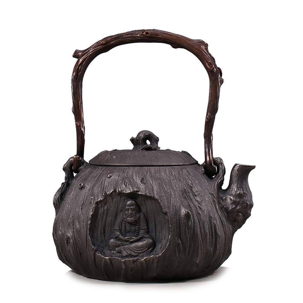 Premium Cast Iron Teapot Set with Anti-Rust Interior - 1200ML Handmade Tetsubin Tea Kettle in Gift Box | Perfect for Japanese Tea Ceremony, Home Brewing & Thoughtful Gifts