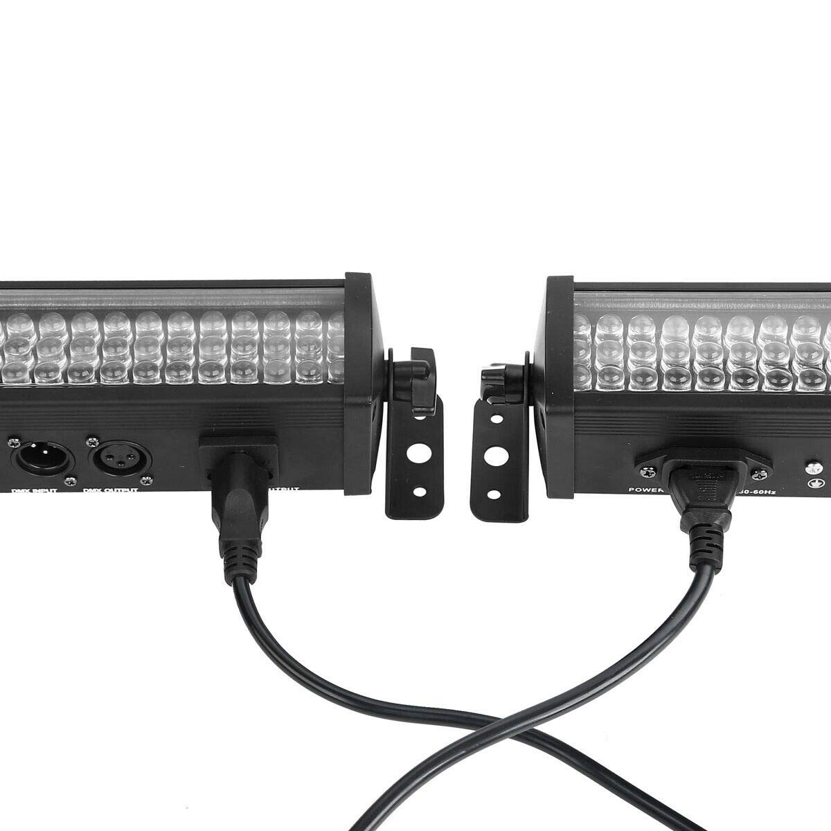 TC-Home 2-Pack 252 LED Wall Wash Lights - RGB DMX512 Stage Lighting Bar with Sound Control for DJ Parties, Concerts, and Nightclubs | Perfect for Stage Backdrops, Wall Grazing, and Event Lighting Effects