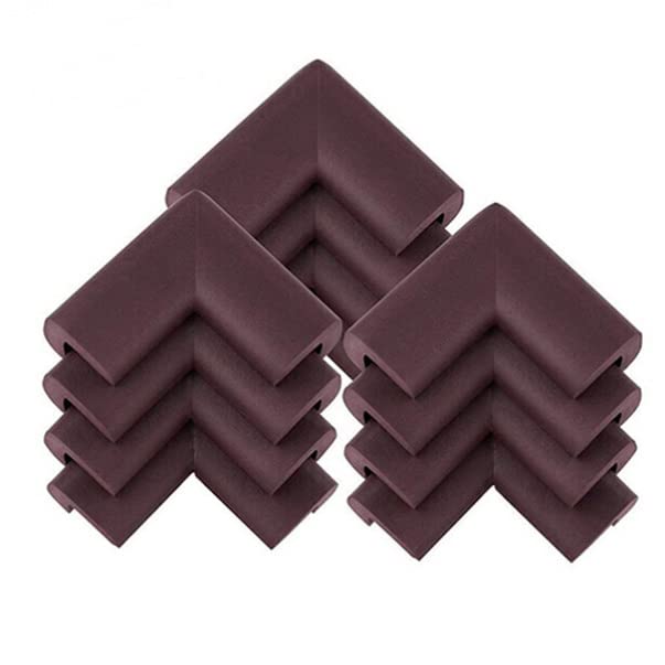 Veemoon 12-Pack Safety Corner Protectors - Soft Foam Edge Guards for Furniture, Coffee Tables, Fireplaces & Countertops - Baby Proofing & Home Safety Accessories (Perfect for Childproofing & Preventing Injuries)