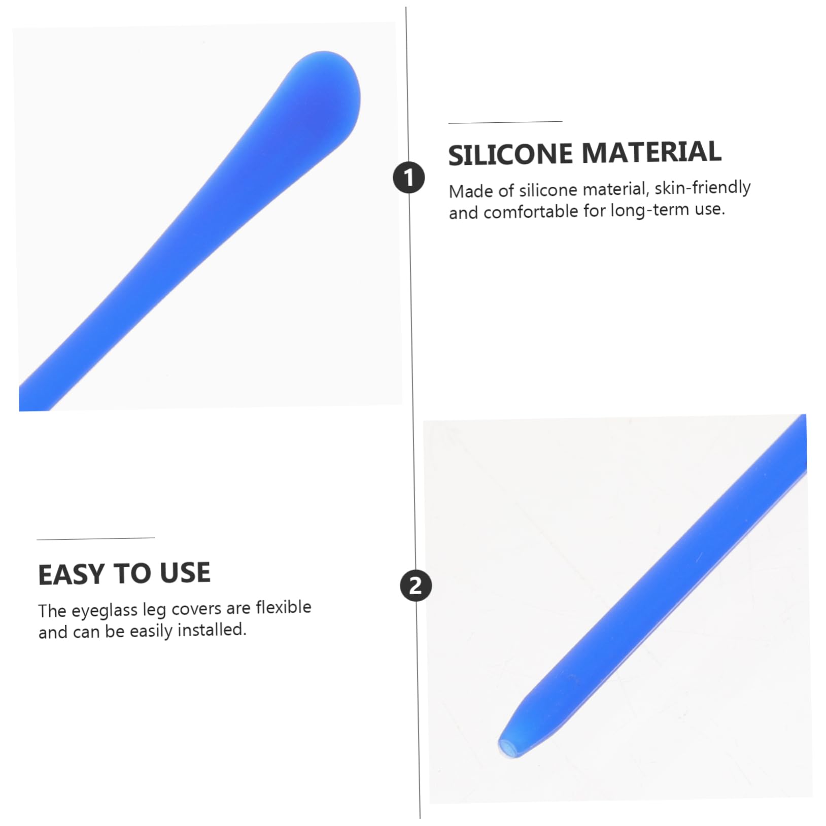 14 Pack Silicone Ear Hooks for Glasses - Soft Metal Glasses Leg Covers & Tips - Anti-Slip Eyewear Accessories for Comfortable Wear (Perfect for Reading, Driving & Daily Use)