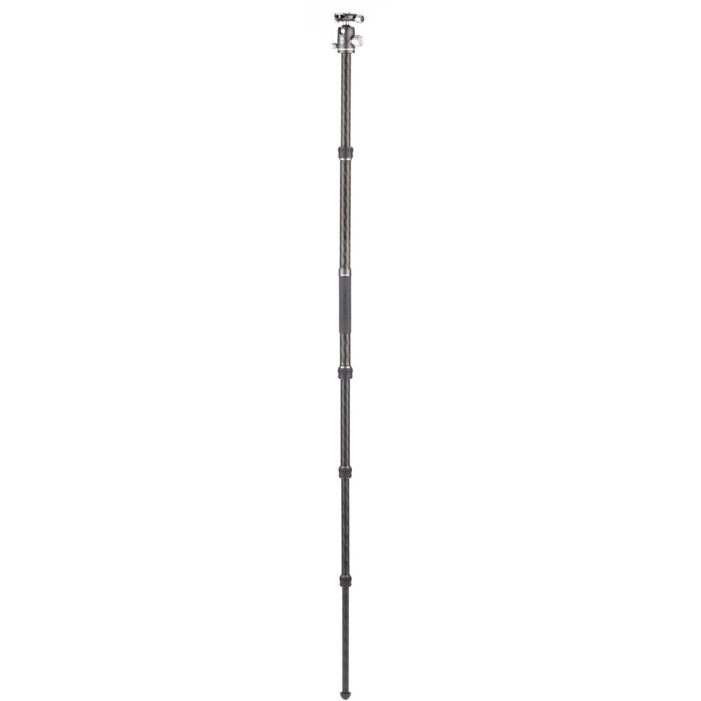 Benro BAT Carbon Fiber Travel Tripod & Monopod with VX25 Ball Head - 4-Section Twist Lock Legs, Lightweight for Photography - Perfect for Hiking, Travel & Outdoor Shooting
