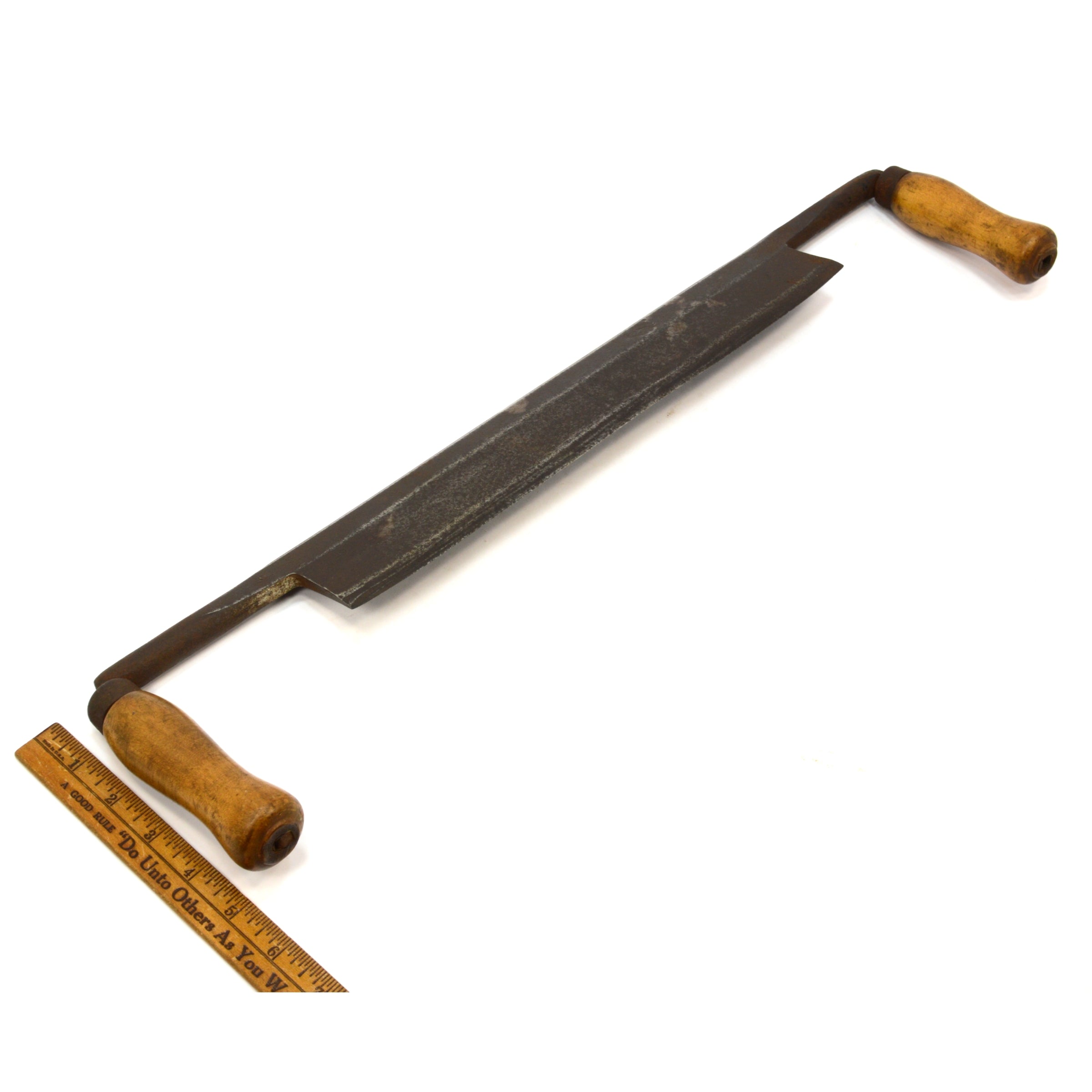 MAST BUILDER'S DRAW KNIFE - High Quality Woodworking Tool for Shaping & Carving Wood - Perfect for Boat Building, Timber Framing & DIY Wood Projects