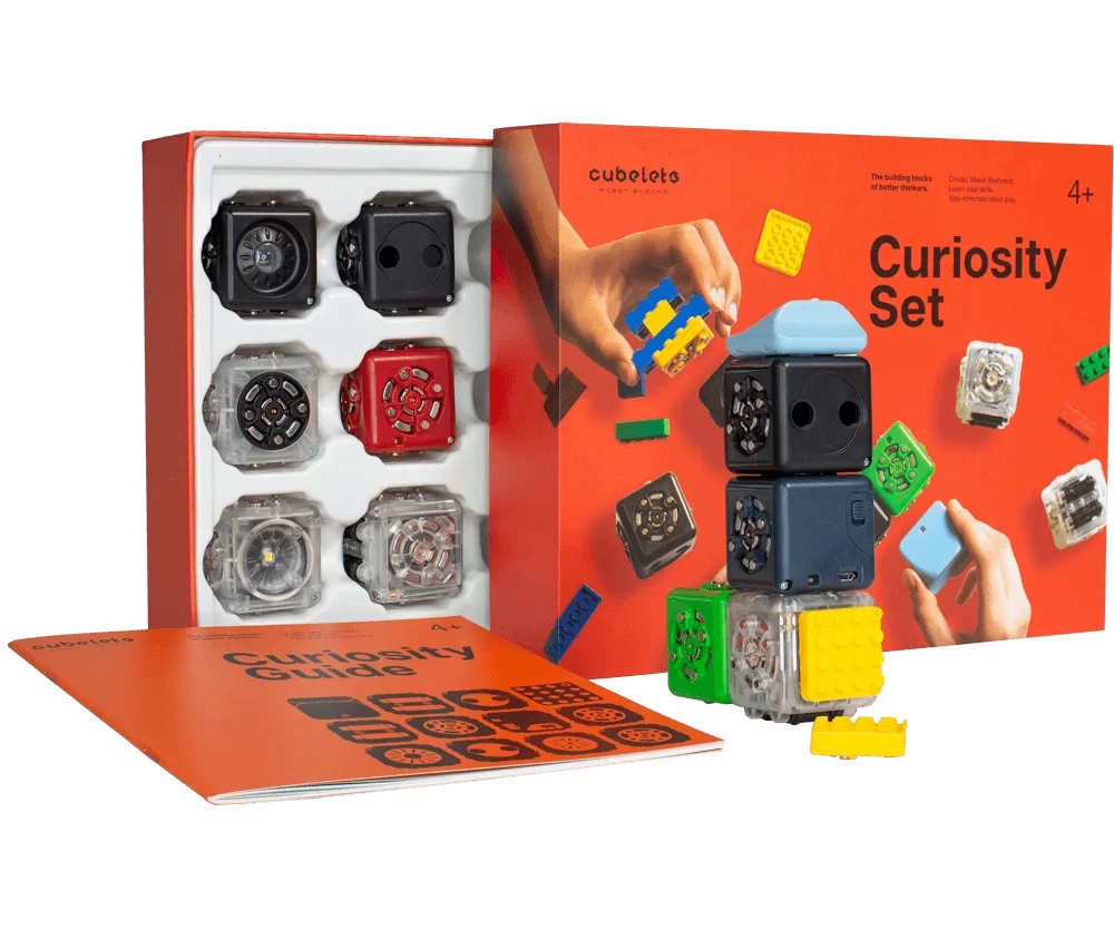Cubelets Curiosity Set - STEM Educational Building Blocks for Kids - Perfect for Classroom Learning & Home Play