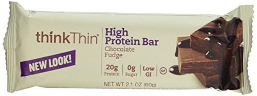 Think Thin High Protein Bars 20 Pack (2 X 10) - Chocolate Fudge Flavor - Gluten Free Snacks for Workout, Hiking & On-the-Go Energy