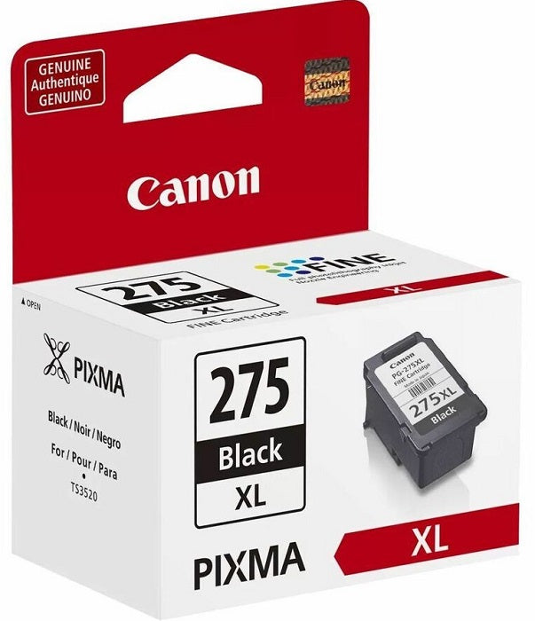 Original Canon PG-275XL High Yield Black Ink Cartridge for Printers - Compatible with PIXMA, MAXIFY, and More - Ideal for Home, Office, and School Printing Needs