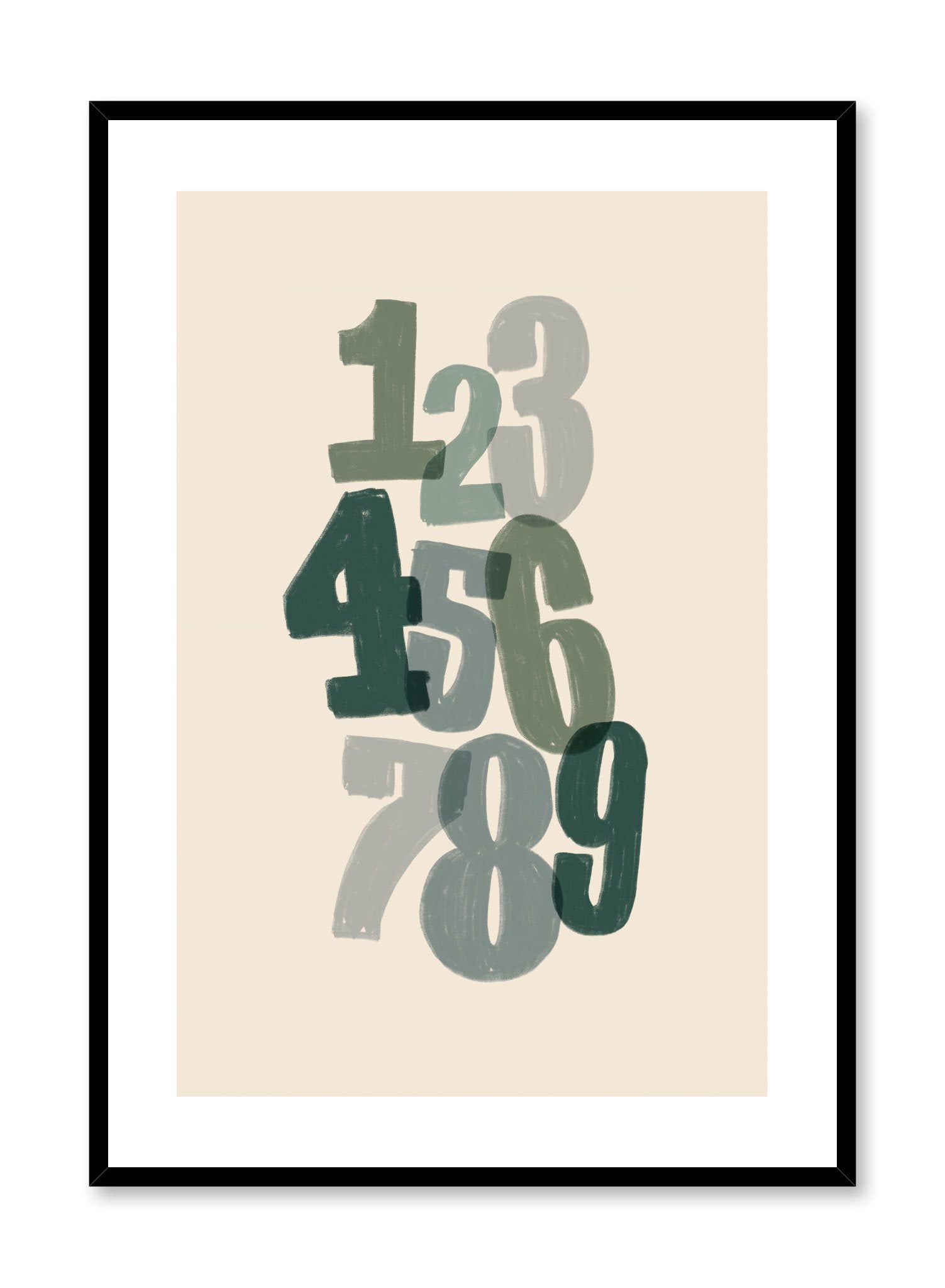 Educational Numbers Poster for Kids - Colorful Learning Wall Art for Preschool & Kindergarten Classrooms - Perfect for Homeschooling & Nursery Decor