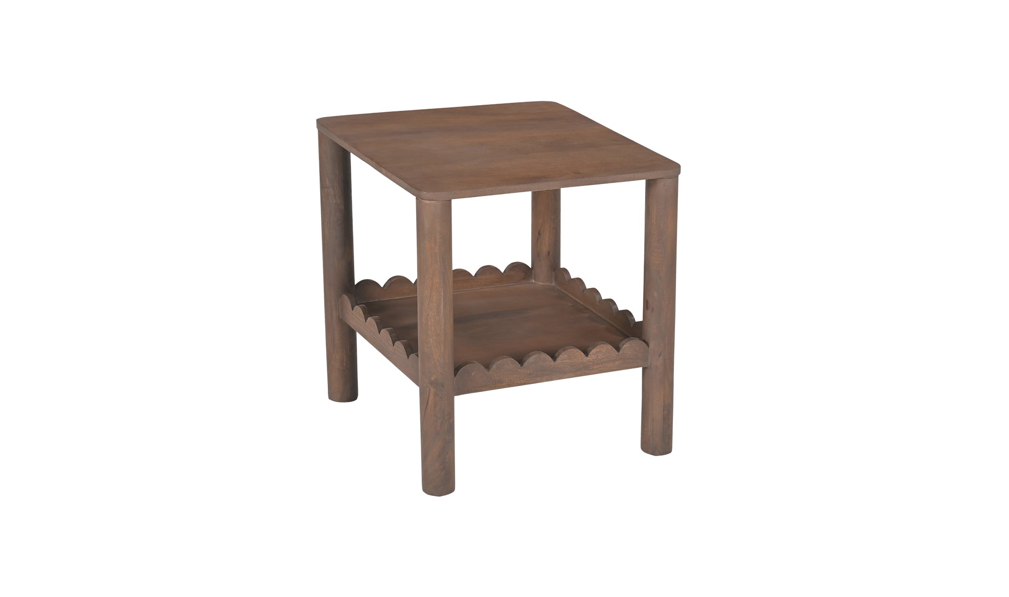 Modern Wiley Side Table - Small End Table with Storage Shelf for Living Room, Bedroom, or Office - Perfect for Holding Lamps, Books, and Decor