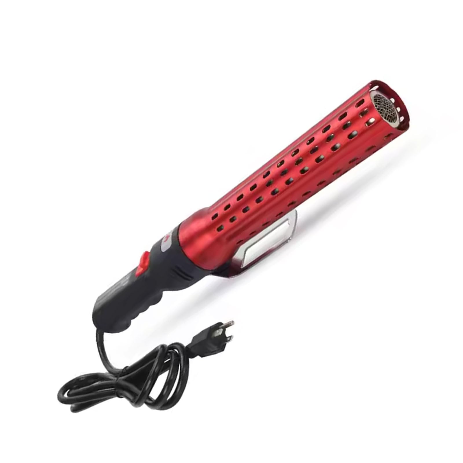 Electric Charcoal Starter & Fire Lighter - Fast Ignition for BBQ, Grill, Fire Pit & Fireplace - Red Chimney Fire Starter for Wood, Charcoal & Outdoor Cooking - Perfect for Camping, Backyard BBQs & Patio Gatherings