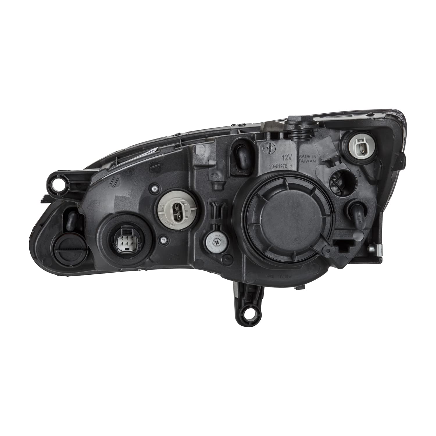 TYC Right Headlight Assembly Compatible with 2011-2012 Chrysler 200 - Replacement Headlamp for Improved Night Driving Safety