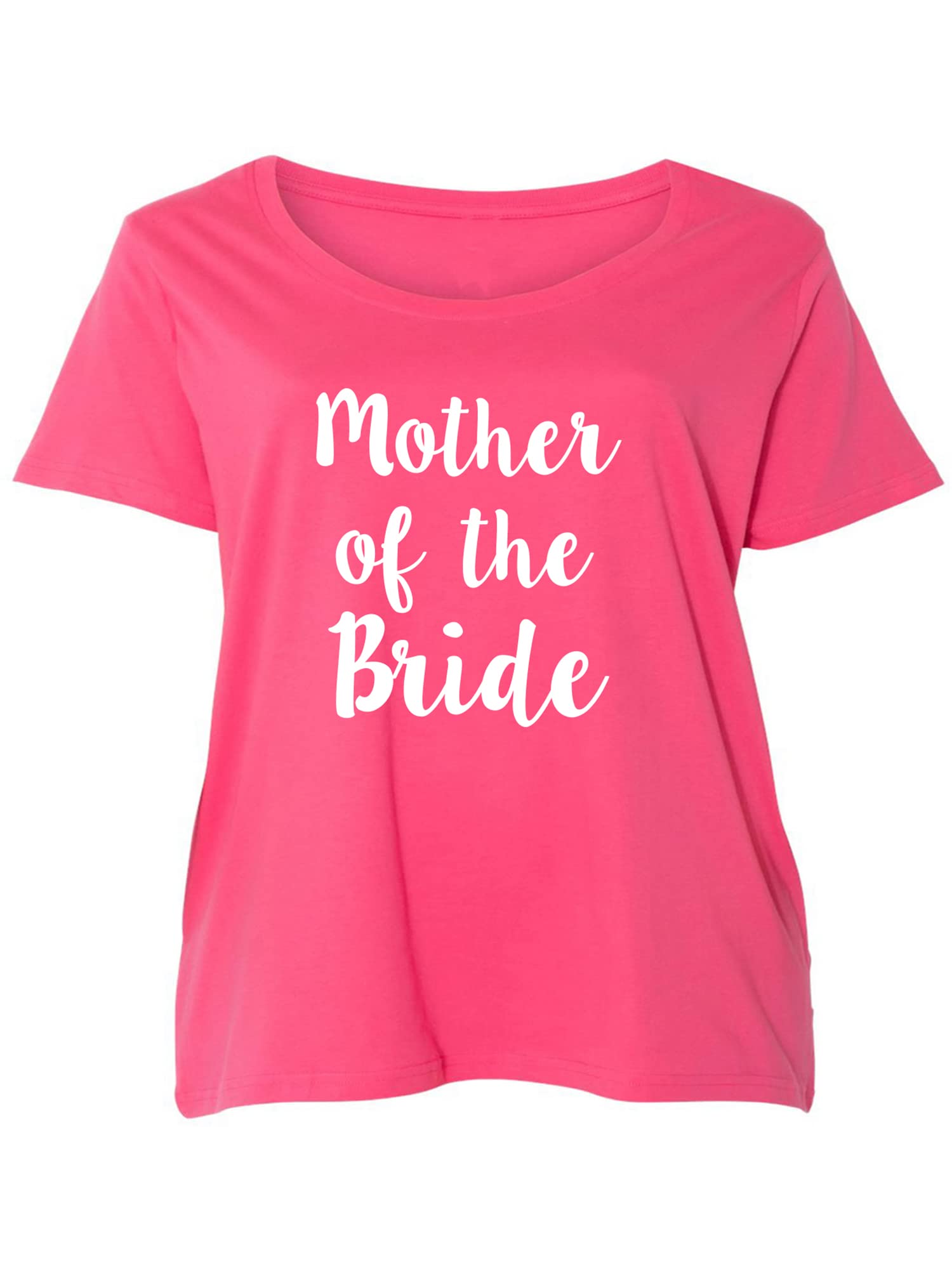 Plus Size Scoop Neck T-Shirt for Mother of the Bride - Elegant & Comfortable Wedding Guest Outfit for Women - Perfect for Ceremonies, Receptions & Family Photos