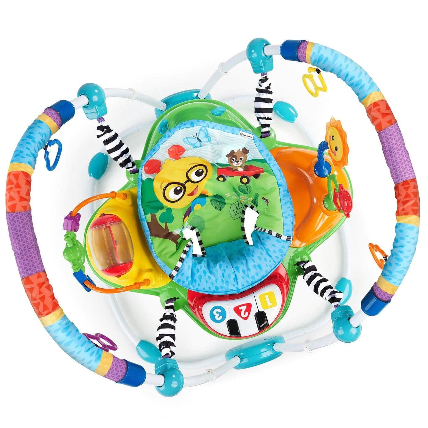 Baby Einstein Neighborhood Friends Activity Jumper - Interactive Baby Bouncer with Lights & Music for Early Learning - Perfect for Playtime, Nursery, and Developmental Stimulation