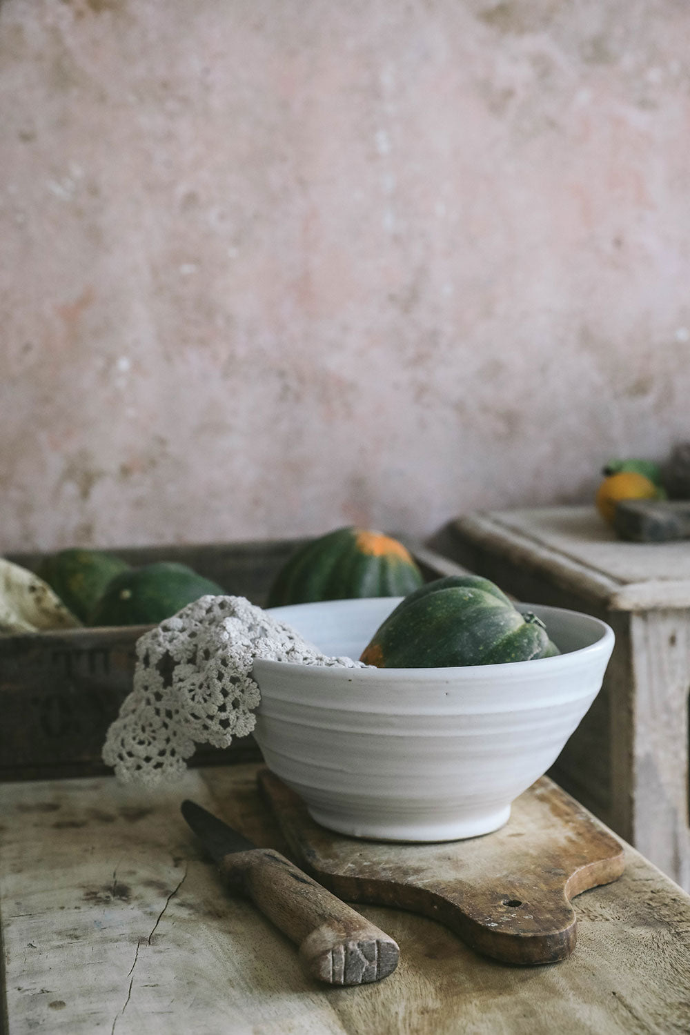 Premium Ceramic Serving Bowls Set of 4 - Durable Everyday Dinner Bowls for Soup, Salad, Pasta & Dessert - Microwave & Dishwasher Safe - Elegant Tableware for Home Dining & Entertaining