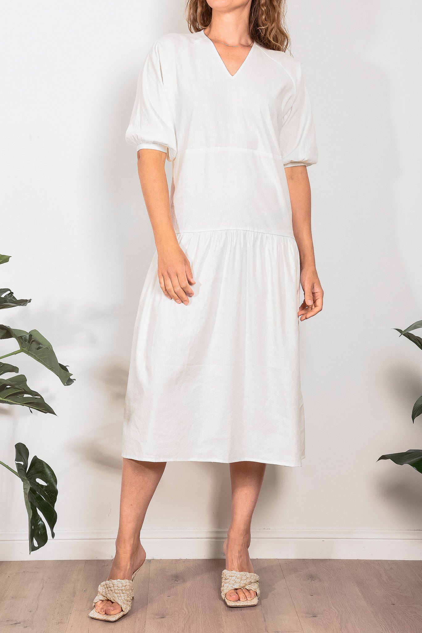 Sophie Tier Linen Dress for Women - Flowy Summer Maxi Dress with Adjustable Straps | Perfect for Beach Vacations, Brunch Dates & Boho Chic Outfits
