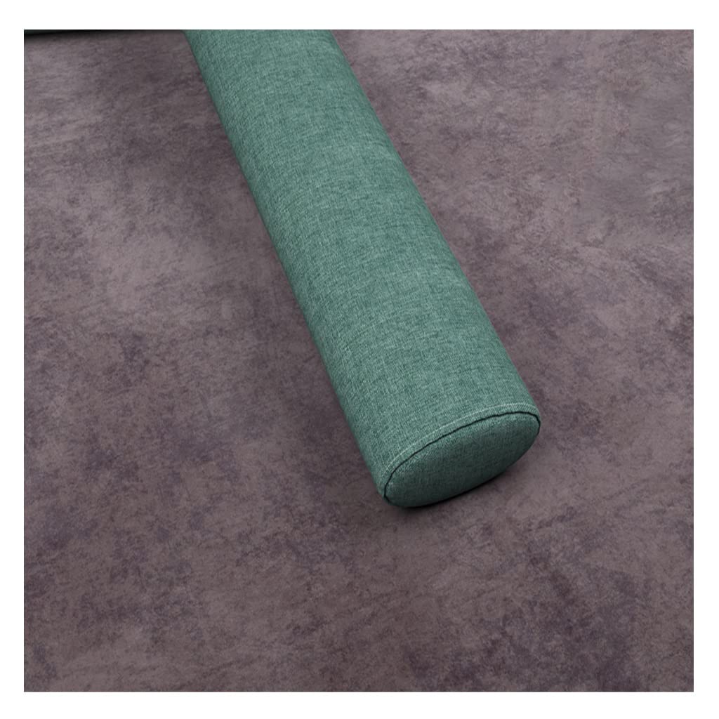 Green Triangle Back Cushion - 120X10X22cm Bed Pillow for Headboard, Mattress Gap Filler & Lumbar Support - Perfect for Sleeping, Reading, and Back Pain Relief in Bed or Sofa