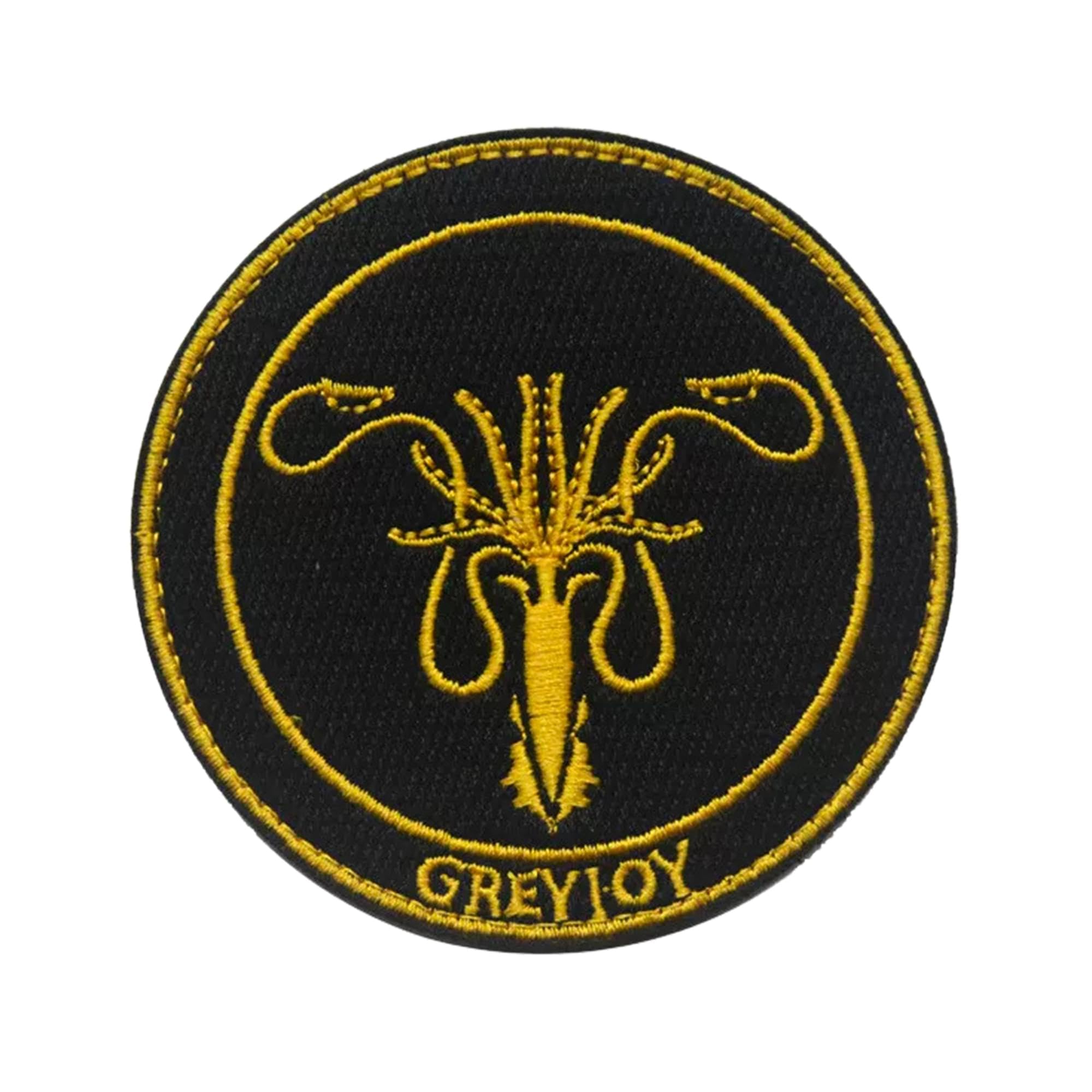 Game of Thrones Greyjoy Ironborn Embroidered Patch - Perfect for Jackets, Bags, and Cosplay Accessories