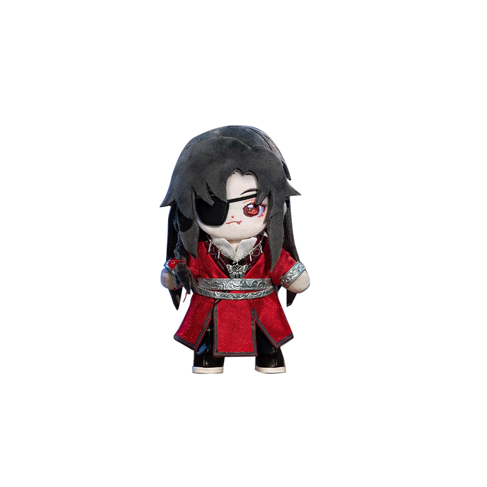 CALEMBOU 20cm Cute Plush Doll - Xie Lian & Hua Cheng Dress-Up Anime Stuffed Toy, Soft Collectible Gift for Tian Guan Ci Fu Fans (Hua Cheng Version) - Perfect for Cosplay, Anime Decor, and TGCF Merchandise Collection