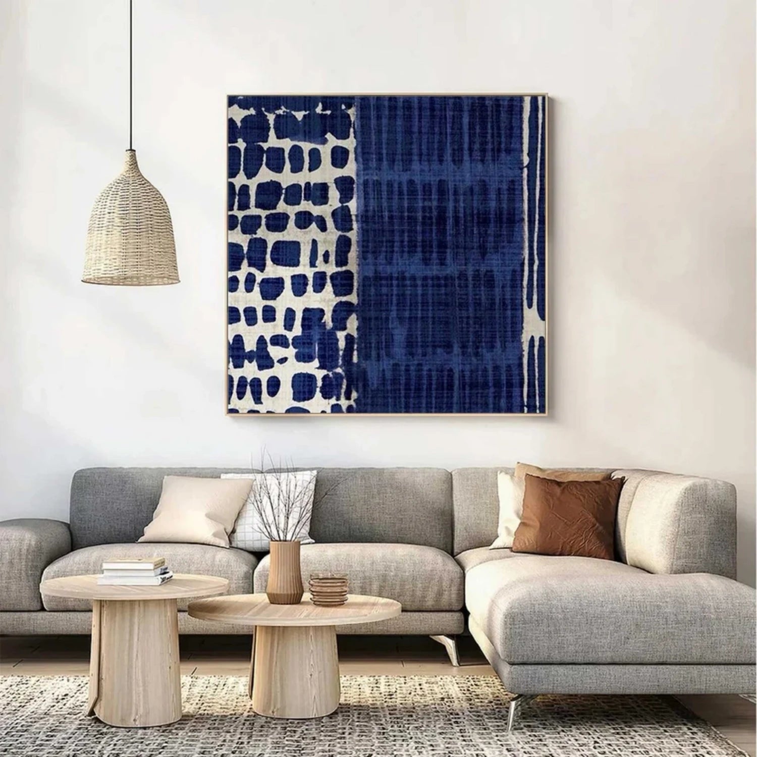 Abstract Painting #AB 333 - Modern Wall Art for Living Room, Bedroom & Office Decor | Large Canvas Artwork for Home & Commercial Spaces