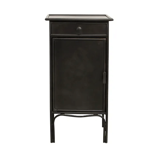 Emile Side Table - Modern End Table with Storage Shelf for Living Room, Bedroom, Office | Small Accent Table with Sturdy Metal Frame & Wooden Top | Perfect Nightstand, Sofa Side Table or Coffee Table Companion