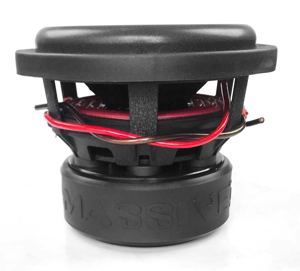 HIPPOXL84R 900 Watts RMS Dual 4 Ohm Car Subwoofer - Powerful Bass for Car Audio Systems & Home Theater Setup