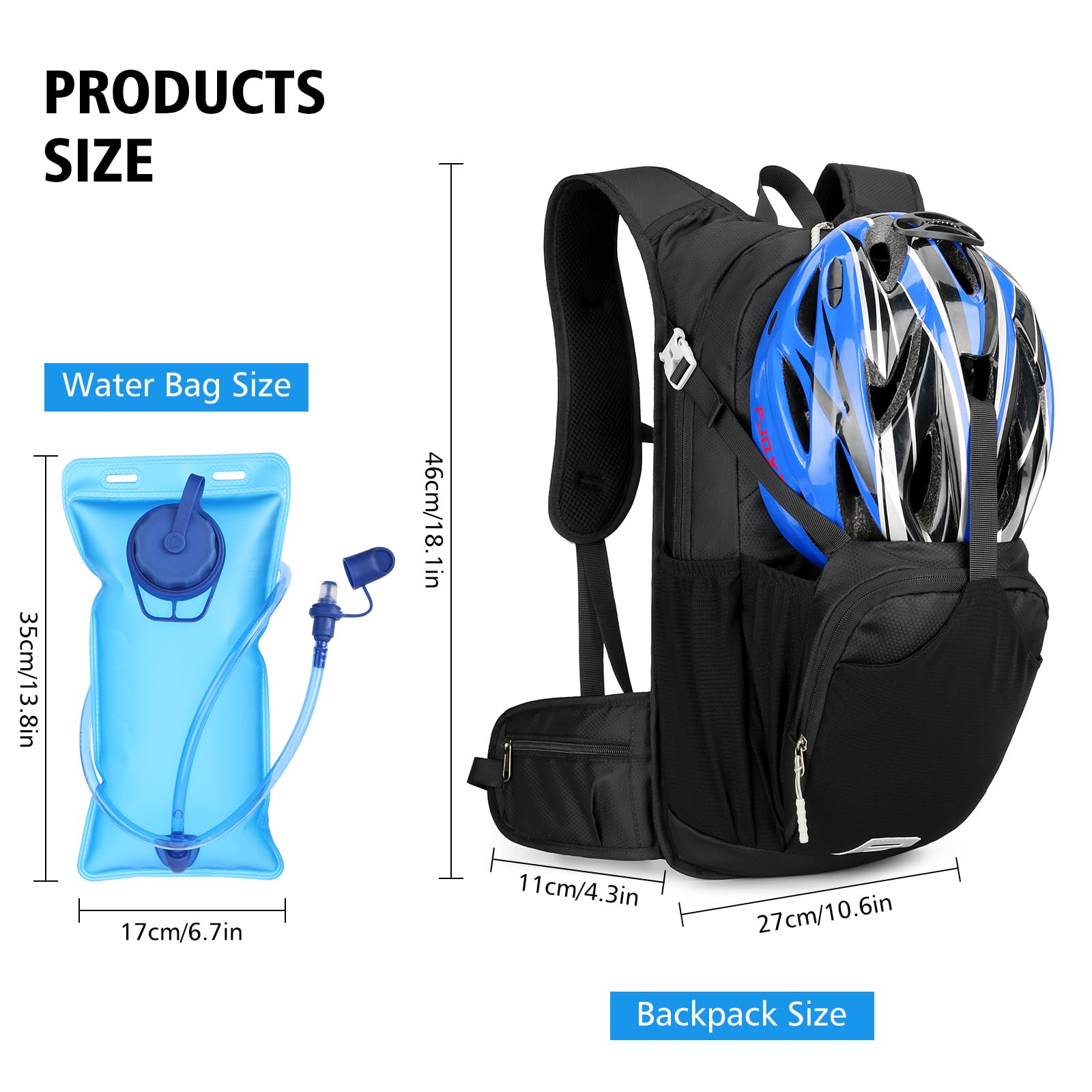 **Hydration Backpack - Insulated Water Pack with Moisture-Proof Design for Hiking, Cycling, Running, Skiing & Outdoor Adventures - Perfect for Marathon, Camping & Climbing**