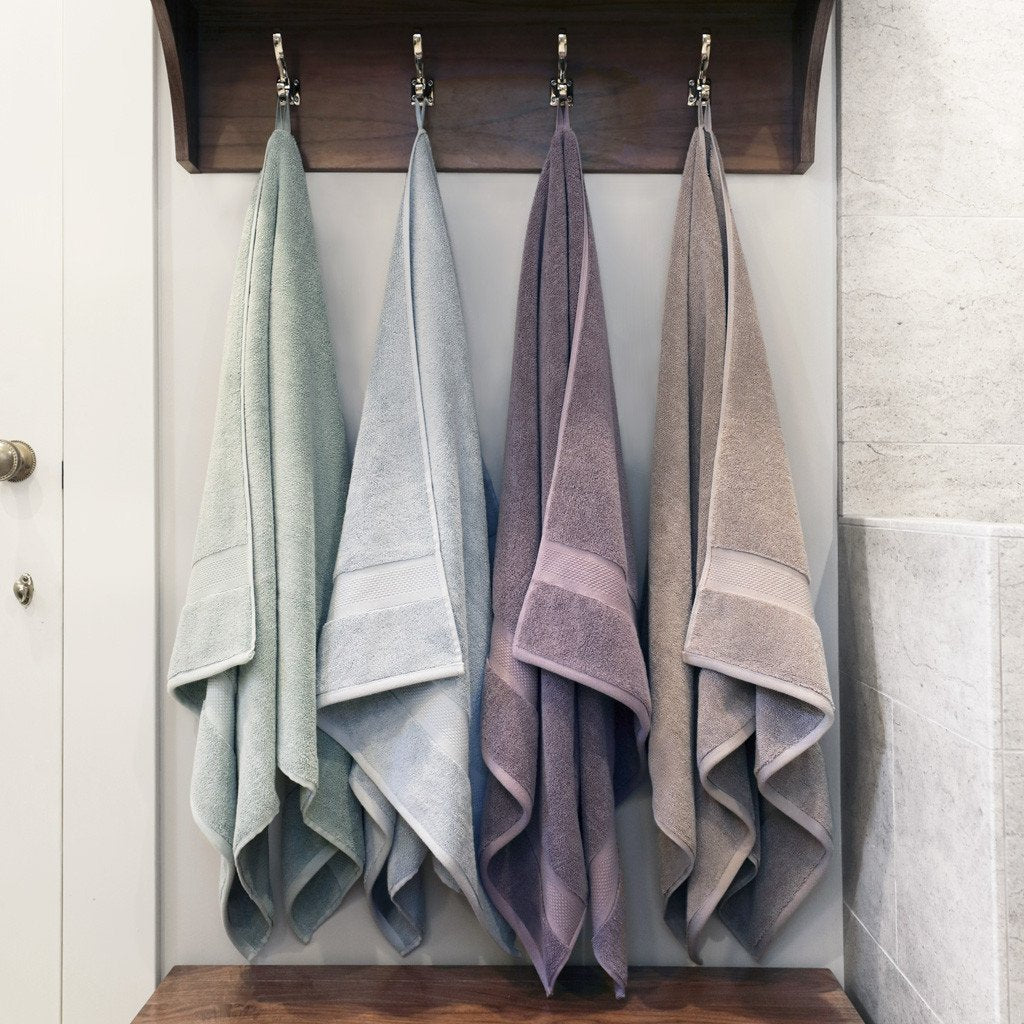Premium 6-Piece Classic Green Spa Towel Set - 2 Washcloths, 2 Hand Towels & 4 Bath Towels | Soft & Absorbent Cotton for Bathroom, Spa & Luxury Home Use