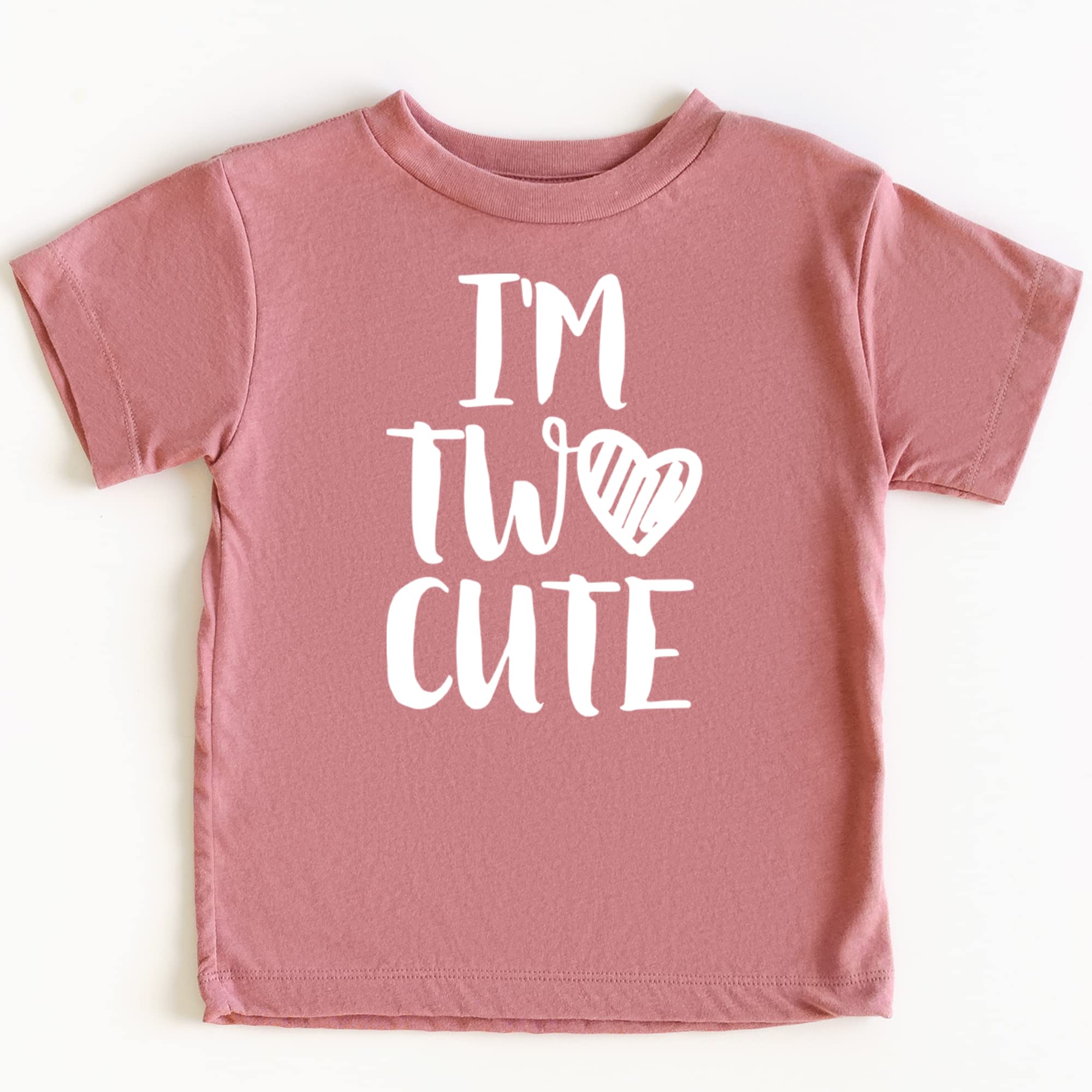 Olive Loves Im Two Cute 2nd Birthday Shirt for Toddler Girls - Adorable Second Birthday Outfit for Baby Girl - Perfect for Birthday Parties, Photo Shoots & Special Celebrations