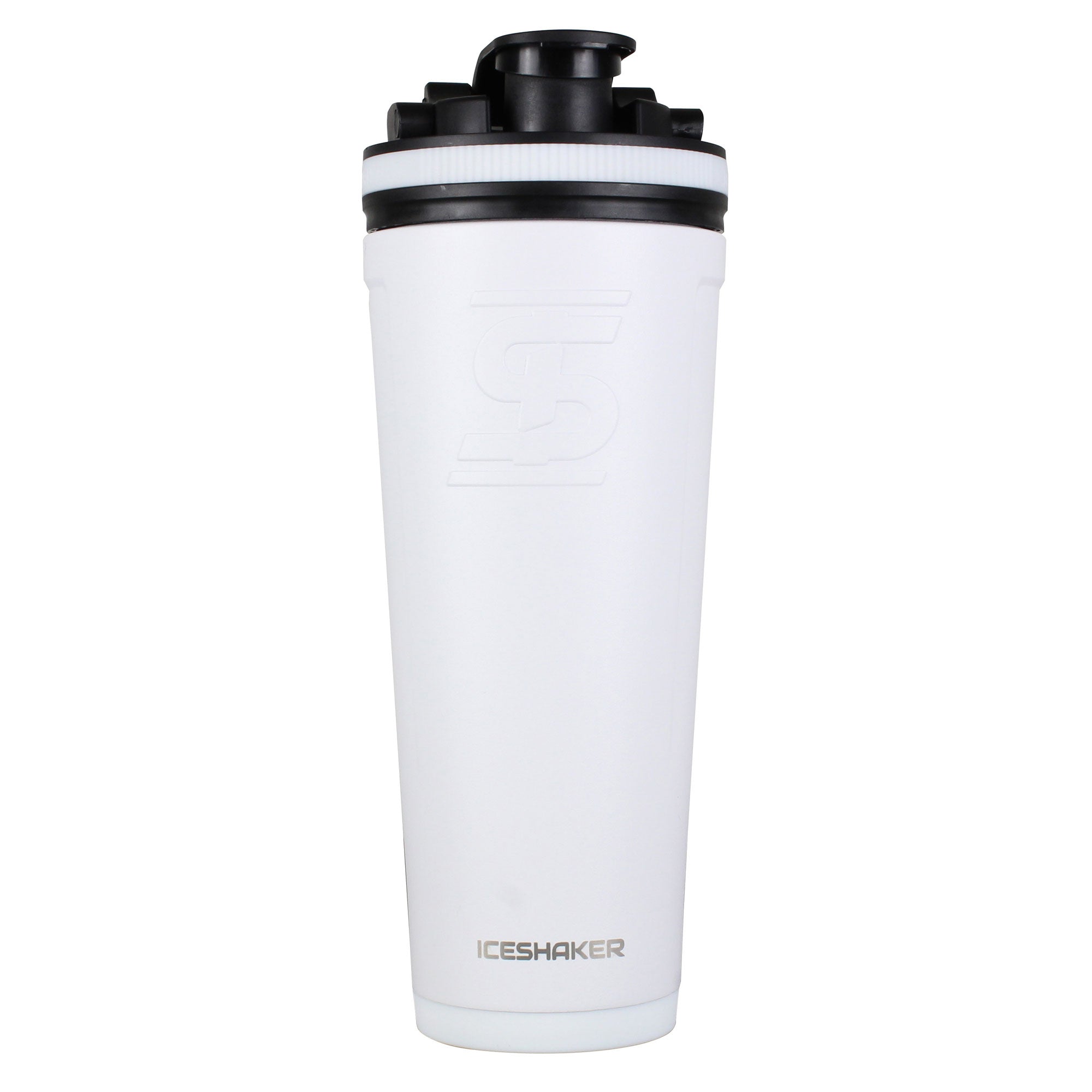 Nick The Mutant Walker Custom 36oz Insulated Stainless Steel Ice Shaker Cup - White - Perfect for Gym, Workouts & Protein Shakes