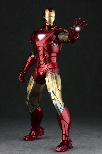 Hot Toys Iron Man 2 Mark VI Sideshow Exclusive 1/6 Scale Collectible Figure MMS 132 - Perfect for Marvel Fans, Display & Action Figure Collectors